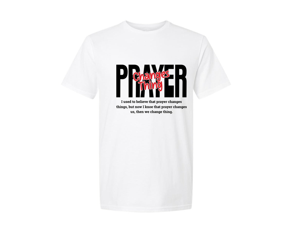 brand:Generic|color:White|Christian Religious God Graphic T-Shirt