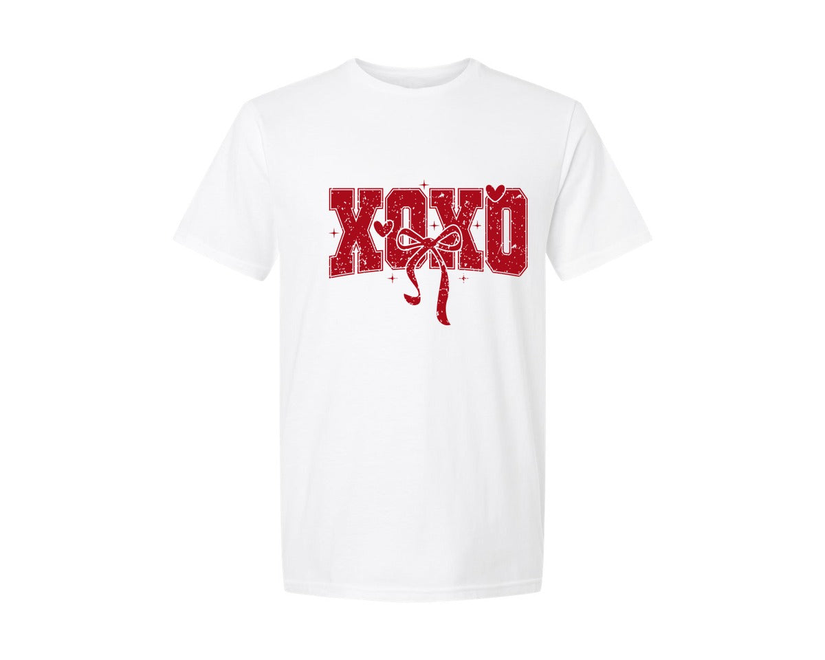 brand:Generic|color:White|Xoxo Valentine 21 Graphic T-Shirt