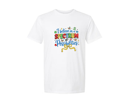 brand:Generic|color:White|Spectrum Of Possibilities Graphic T-Shirt