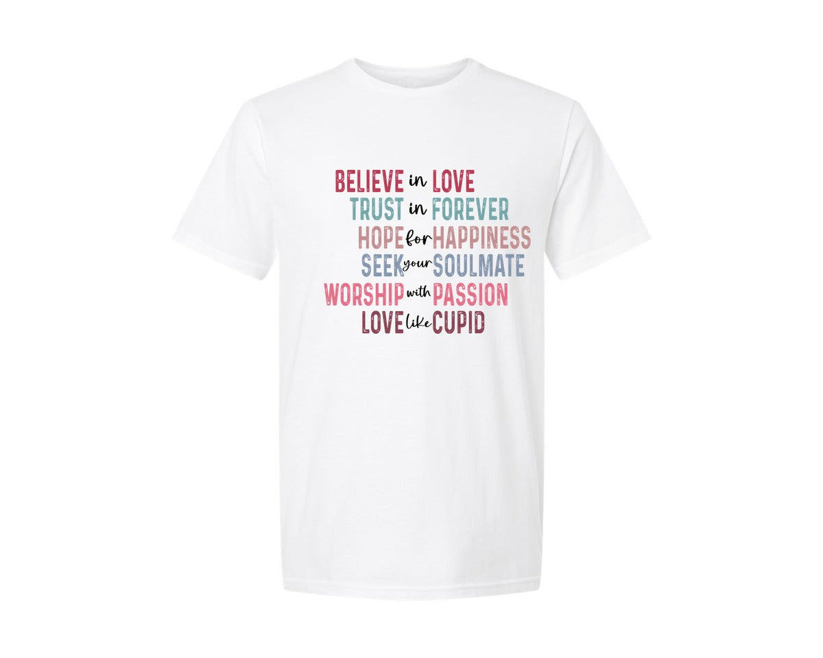 brand:Generic|color:White|Valentines Day Svgchristian Valentine Graphic T-Shirt