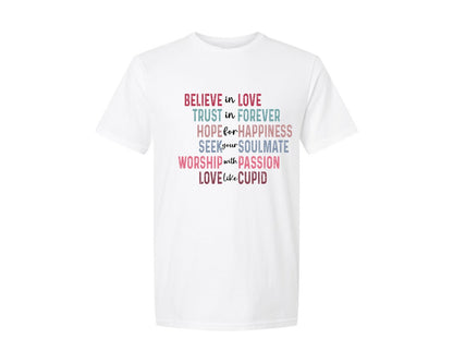 brand:Generic|color:White|Valentines Day Svgchristian Valentine Graphic T-Shirt