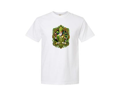 brand:Comfort Colors|color:White|St Patricks Day Saint Patrick Graphic T-Shirt