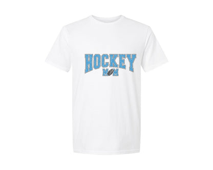brand:Generic|color:White|Hockey Mom Sport Mama Graphic T-Shirt