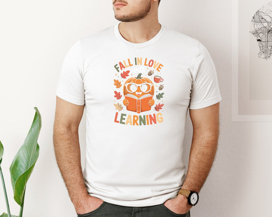 Fall In Love With Learning 4 Graphic T-Shirt