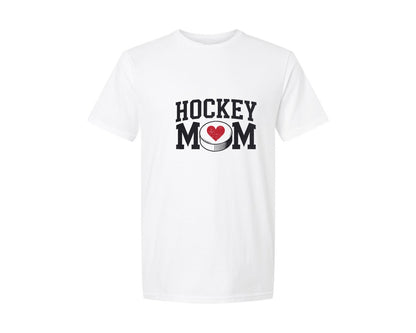brand:Generic|color:White|Vintage Retro Hockey Mom Graphic T-Shirt