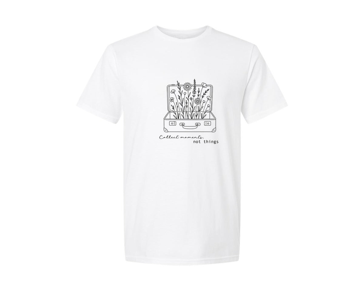 brand:Generic|color:White|Inspirational Floral Quote Vintage 2 Graphic T-Shirt