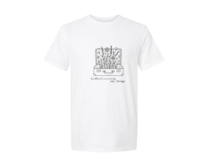 brand:Generic|color:White|Inspirational Floral Quote Vintage 2 Graphic T-Shirt