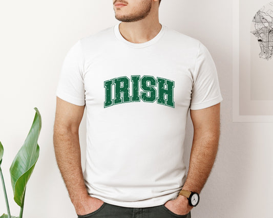 St Patricks Day Retro Irish Varsity Graphic T-Shirt