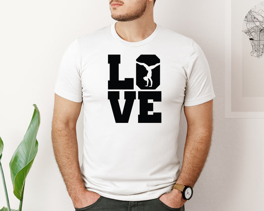 Gymnastics Love File Graphic T-Shirt