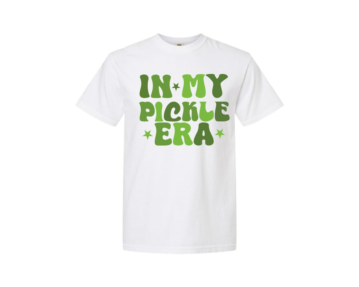 brand:Comfort Colors|color:White|In My Pickle Era T Shirt Graphic T-Shirt