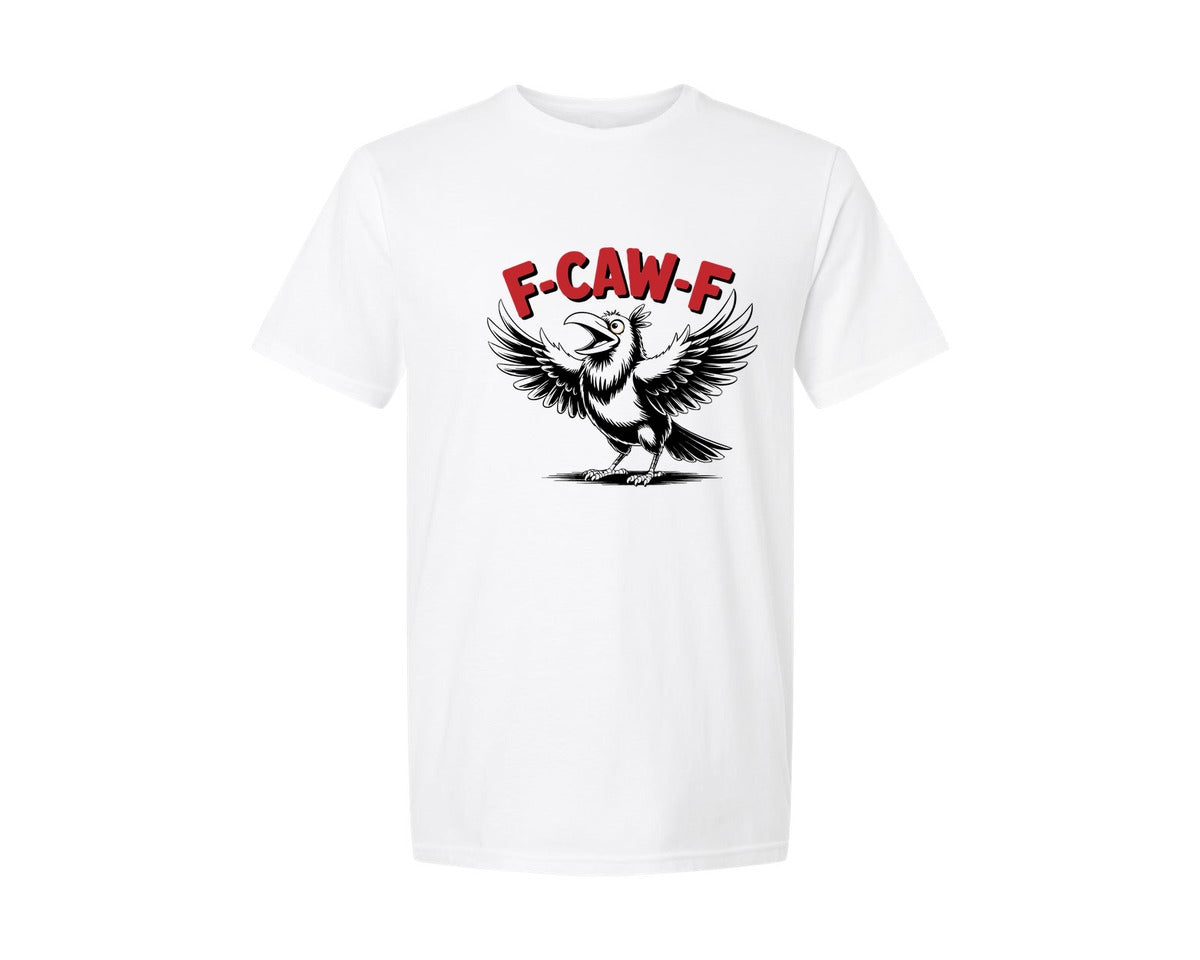 brand:Generic|color:White|F Caw F T Shirt Design 18 Graphic T-Shirt