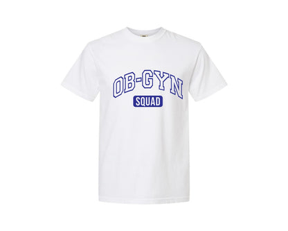 brand:Comfort Colors|color:White|Ob Gyn Onc Squad At Your Cervix Graphic T-Shirt