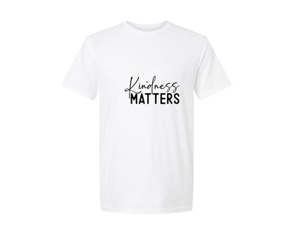 brand:Generic|color:White|Kindness Matters Sarcastic Sassy Graphic T-Shirt