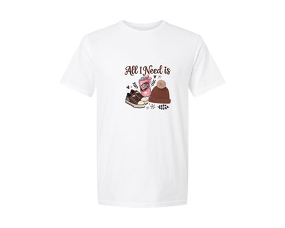 brand:Generic|color:White|All I Need Is Dr Pepper Graphic T-Shirt