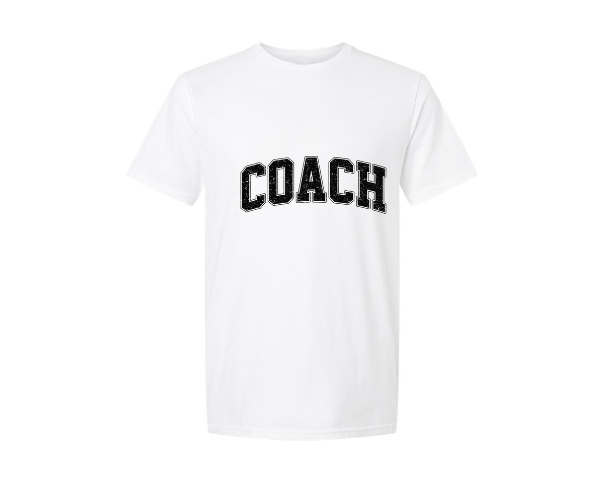 brand:Generic|color:White|Coach Retro Varsity Graphic T-Shirt