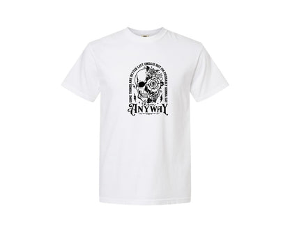 brand:Comfort Colors|color:White|Some Things Are Better Left Unsaid 4 Graphic T-Shirt