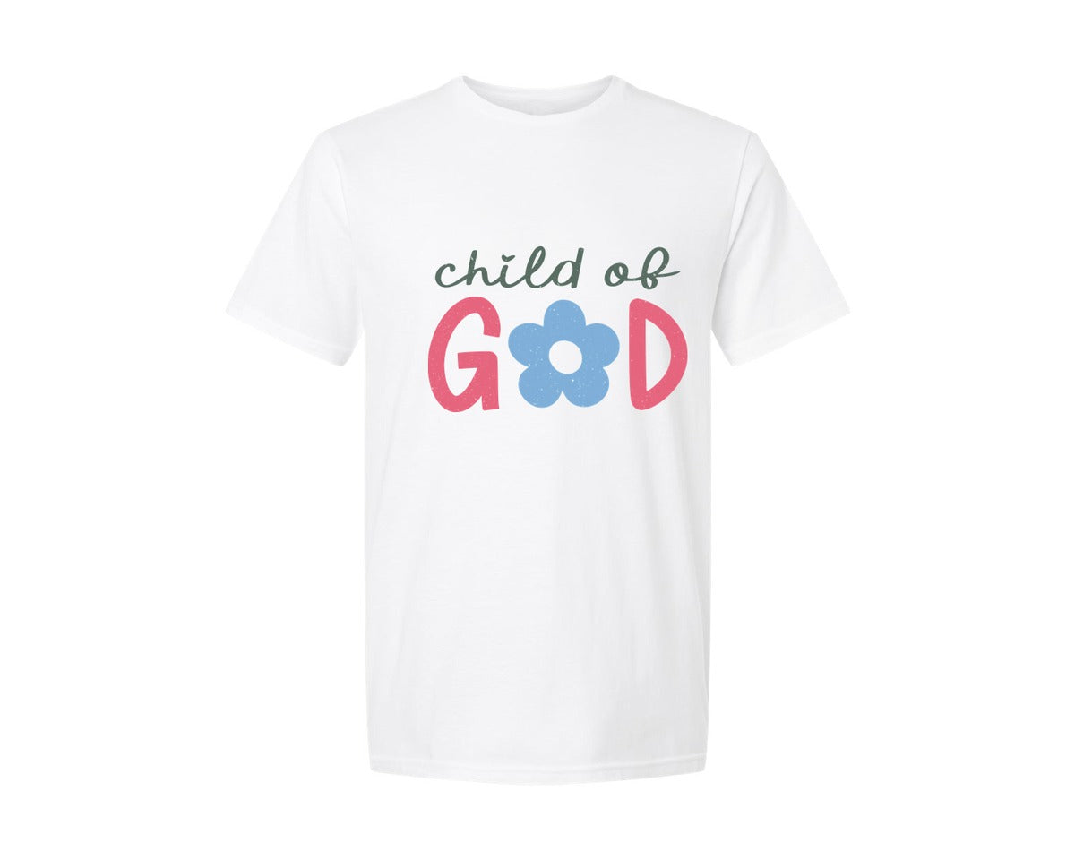 brand:Generic|color:White|Child Of God Svgchristian Svgreligious 5 Graphic T-Shirt