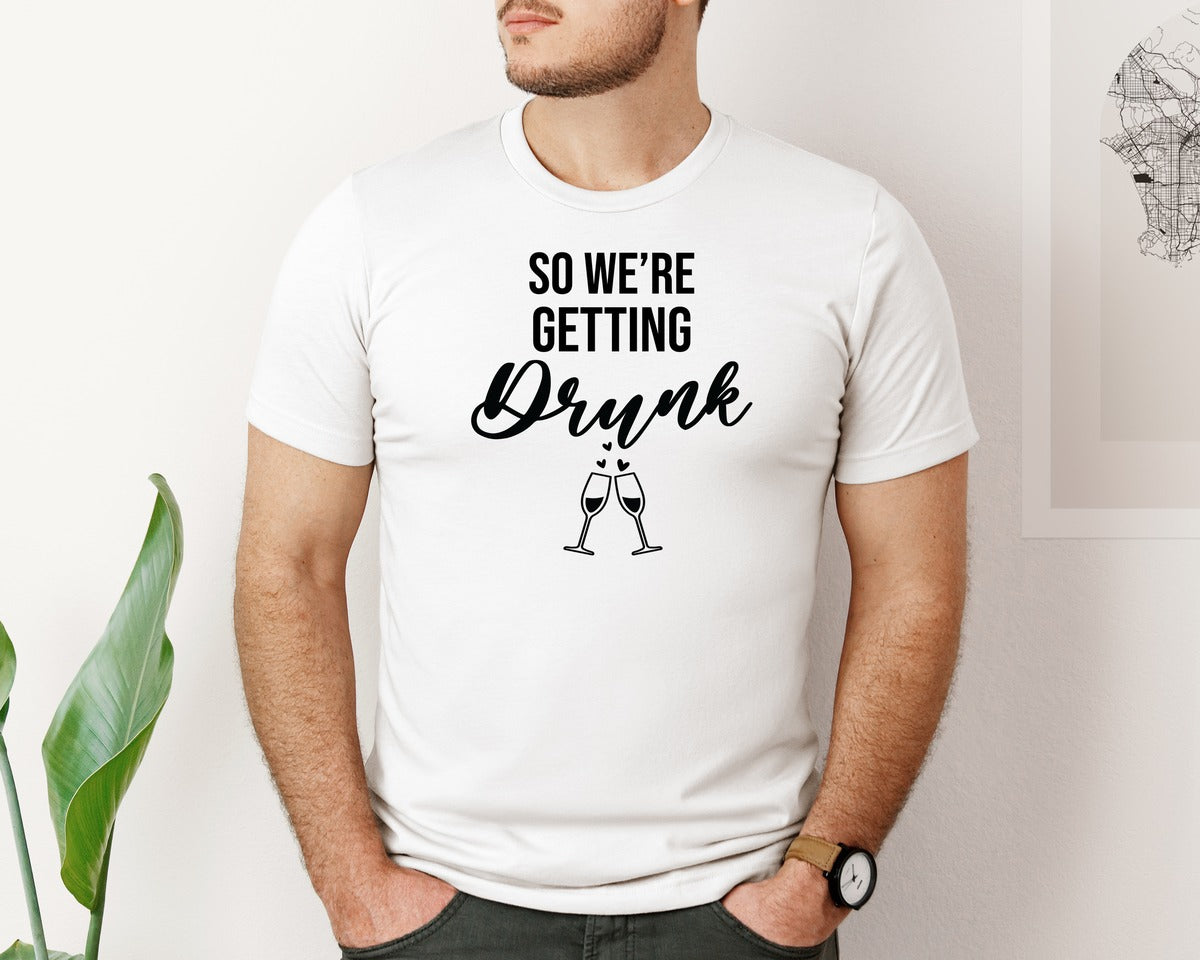 brand:Bella Canvas|color:White|Im Getting Married Bachelorette Graphic T-Shirt