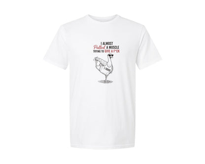 brand:Generic|color:White|Funny Sarcastic Goosesassy Quote Graphic T-Shirt