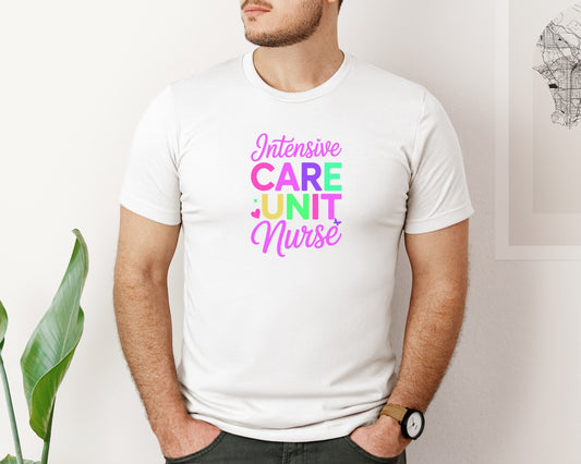 Bold Icu Nurse Graphic Design Graphic T-Shirt