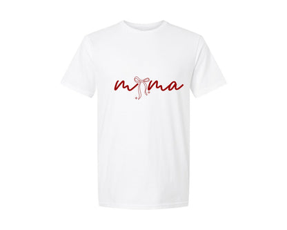 brand:Generic|color:White|Mama Bow Mothers Day Mom 2 Graphic T-Shirt