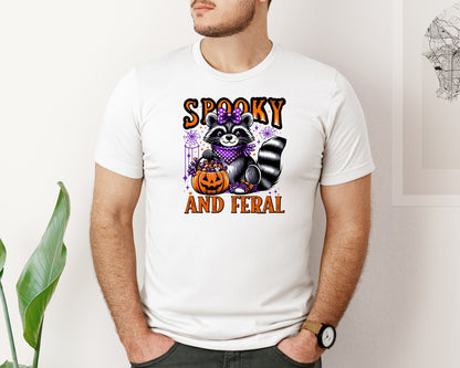 brand:Bella Canvas|color:White|Halloween Spooky Season Graphic T-Shirt