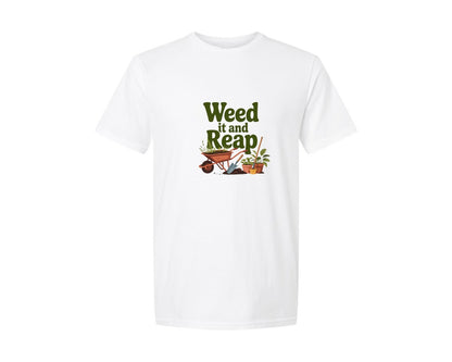 brand:Generic|color:White|Cute Garden Tools And Plants T Shirt Graphic T-Shirt