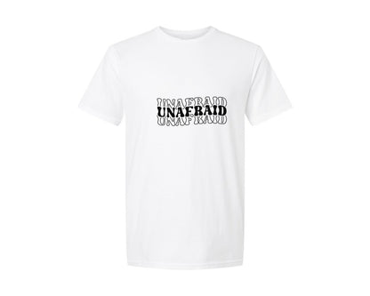 brand:Generic|color:White|Faith Over Fear Sleeve Design Graphic T-Shirt