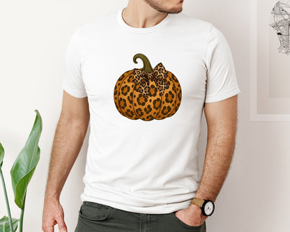 brand:Bella Canvas|color:White|Chic Leopard Fashion Set Graphic T-Shirt