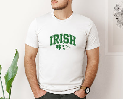 brand:Bella Canvas|color:White|Irish Lucky T Patricks Day Graphic T-Shirt