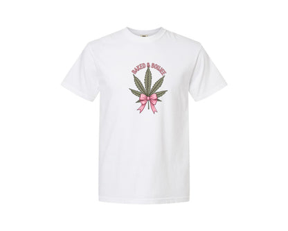 brand:Comfort Colors|color:White|Baked Boujee Funny Graphic T-Shirt