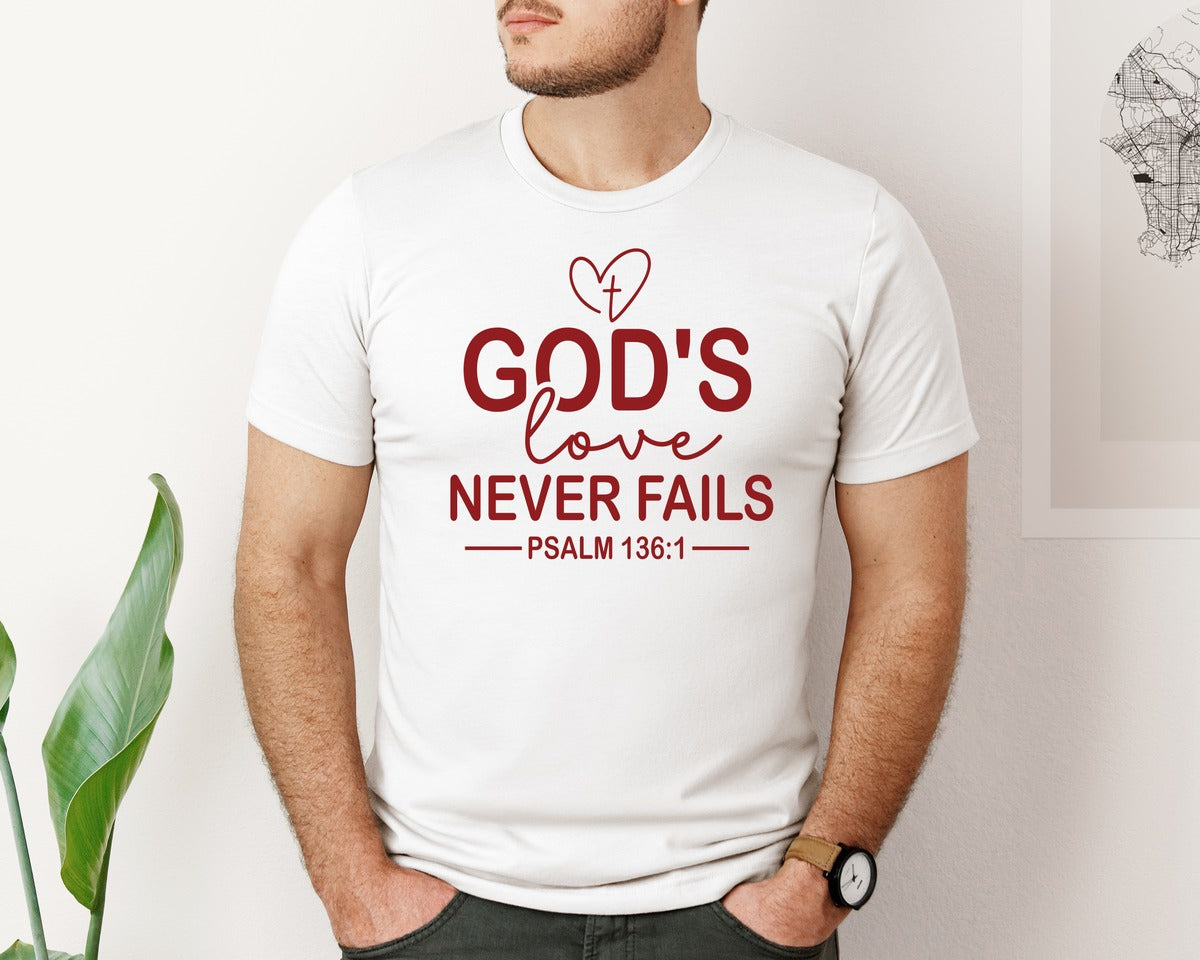 brand:Bella Canvas|color:White|Christian Valentine 3 Graphic T-Shirt