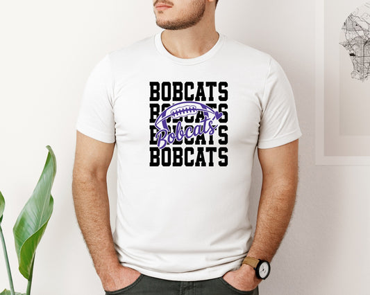 Bobcats Football Shirt Sports Team 4 Graphic T-Shirt