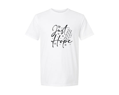 brand:Generic|color:White|Just Hope Christian Religious 2 Graphic T-Shirt