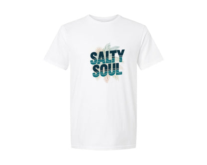 brand:Generic|color:White|Salty Soul Boho Beach Graphic T-Shirt