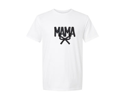 brand:Generic|color:White|Coquette Mama Latch Hook Yarn Faux 6 Graphic T-Shirt