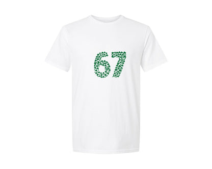 brand:Generic|color:White|Funny Six Seven St Patricks Day Graphic T-Shirt