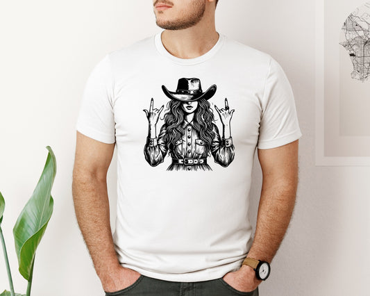 Western Cowgirl Cowgirl Graphic T-Shirt