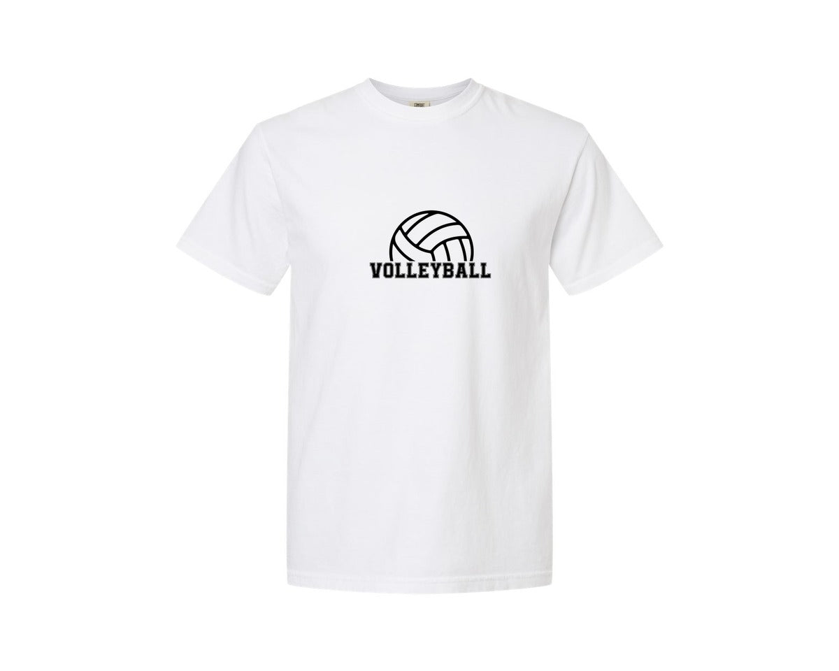 brand:Comfort Colors|color:White|Volleyball 15 Graphic T-Shirt
