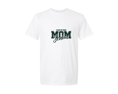 brand:Generic|color:White|Class Of 2026 Senior Mom Graphic T-Shirt