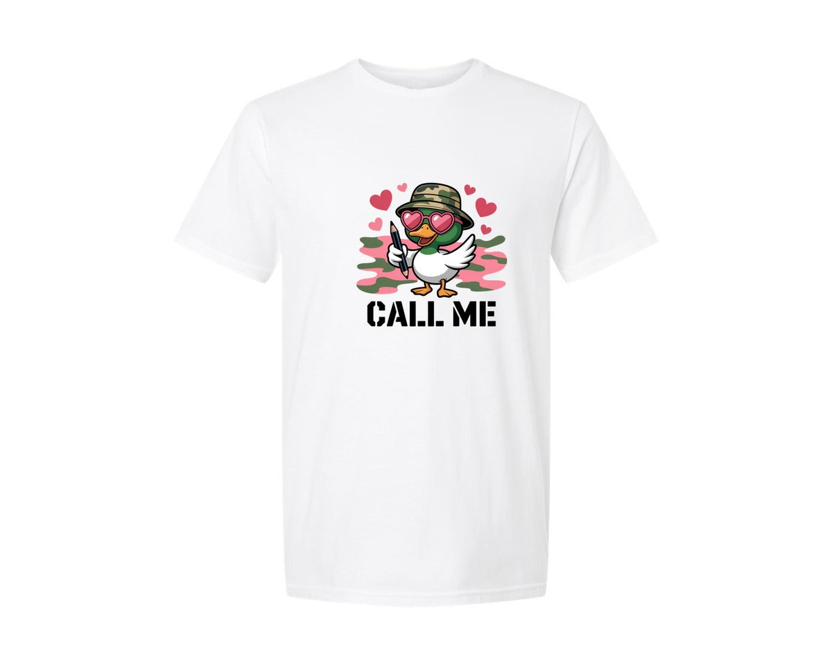 brand:Generic|color:White|Boys Valentines Valentines Duck Hun 2 Graphic T-Shirt