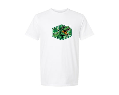 brand:Generic|color:White|St Patricks Day T Rex Dinosaur Graphic T-Shirt