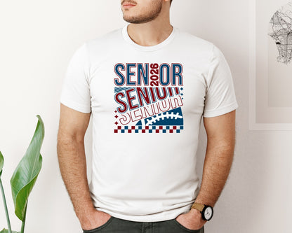 brand:Bella Canvas|color:White|Senior 2026 Graduation 2026 4 Graphic T-Shirt