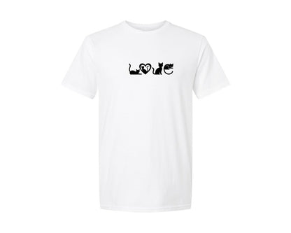 brand:Generic|color:White|Love Heart Romantic Love Graphic T-Shirt