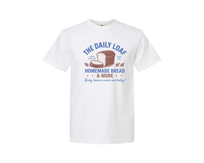brand:Comfort Colors|color:White|Vintage Farm Sign Bread Graphic T-Shirt
