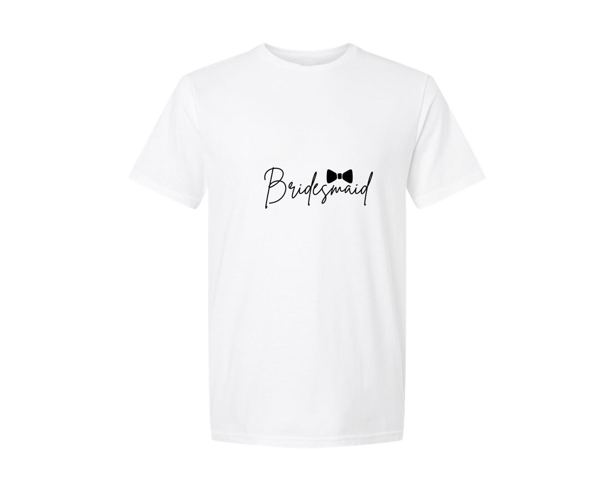 brand:Generic|color:White|Bridesmaid 78 Graphic T-Shirt