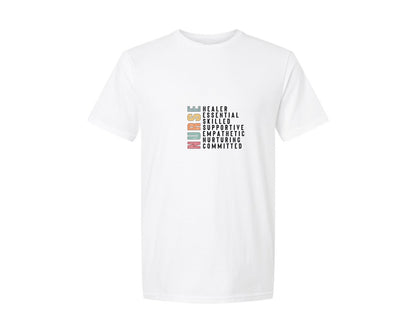 brand:Generic|color:White|Nurse Nursing Funny Graphic T-Shirt