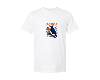 brand:Generic|color:White|F Caw F Graphic T-Shirt