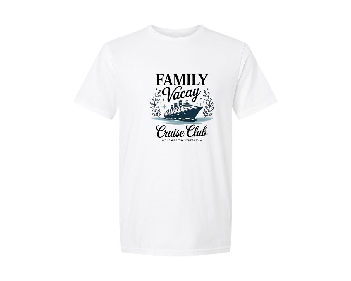 brand:Generic|color:White|Family Cruise Cruising Cruise Graphic T-Shirt