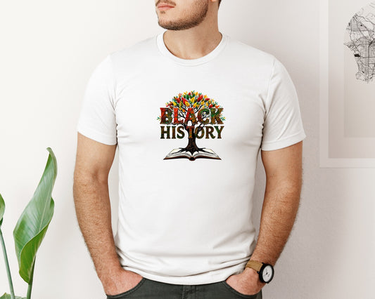 Black History Month Tree Of Knowledge Graphic T-Shirt